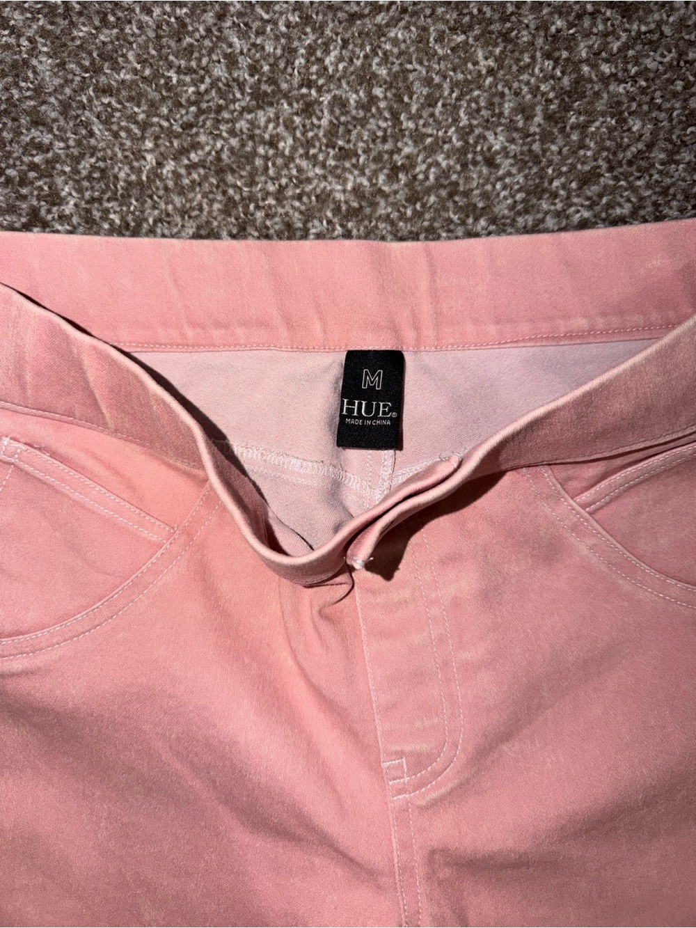 HUE Pink Corduroy Pants - Picture 2 of 3